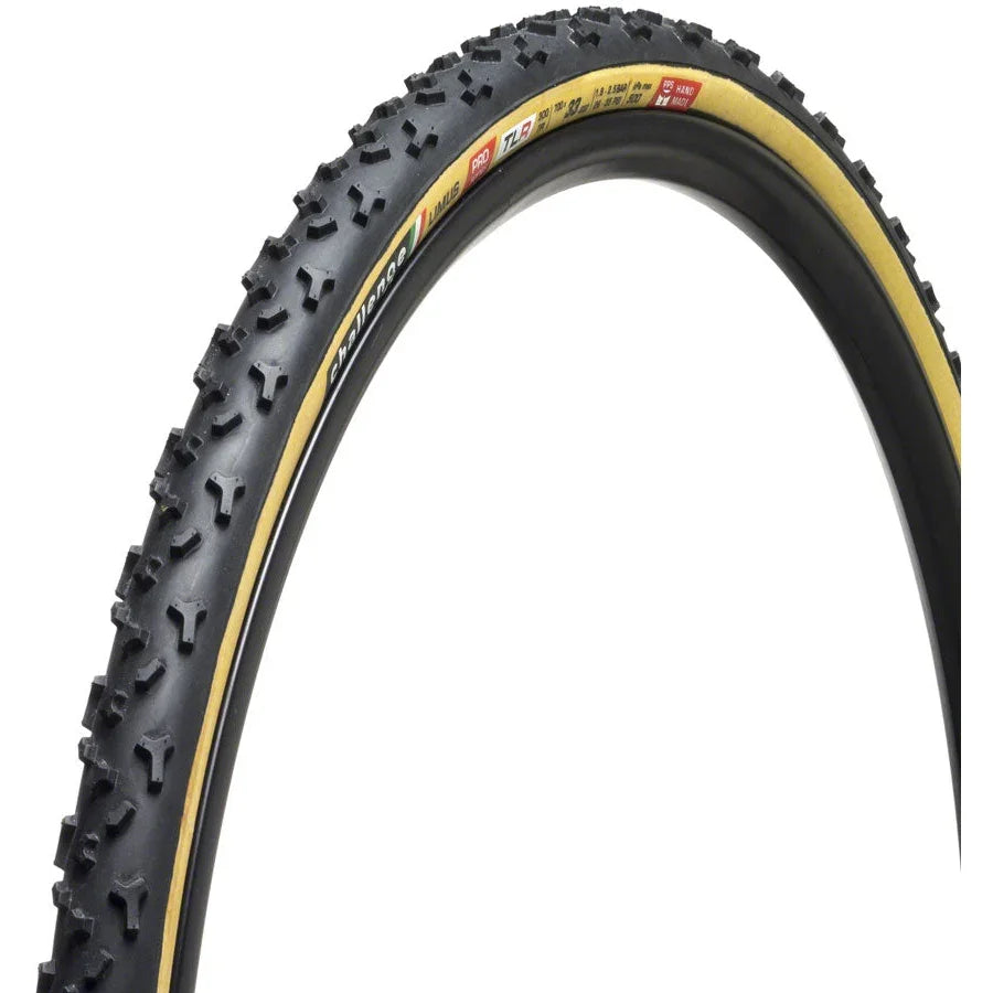 Challenge Limus Pro Tire - 700 x 33, Tubeless, Folding, Black/Tan, Handmade