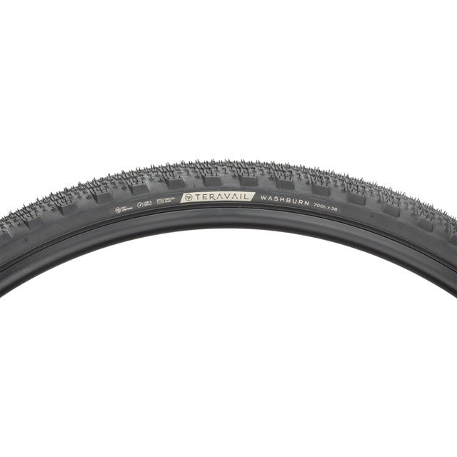 Teravail Terravail Washburn Gravel Bike Tire - 700 x 38, Tubeless, Folding, Durable - Tires - Bicycle Warehouse