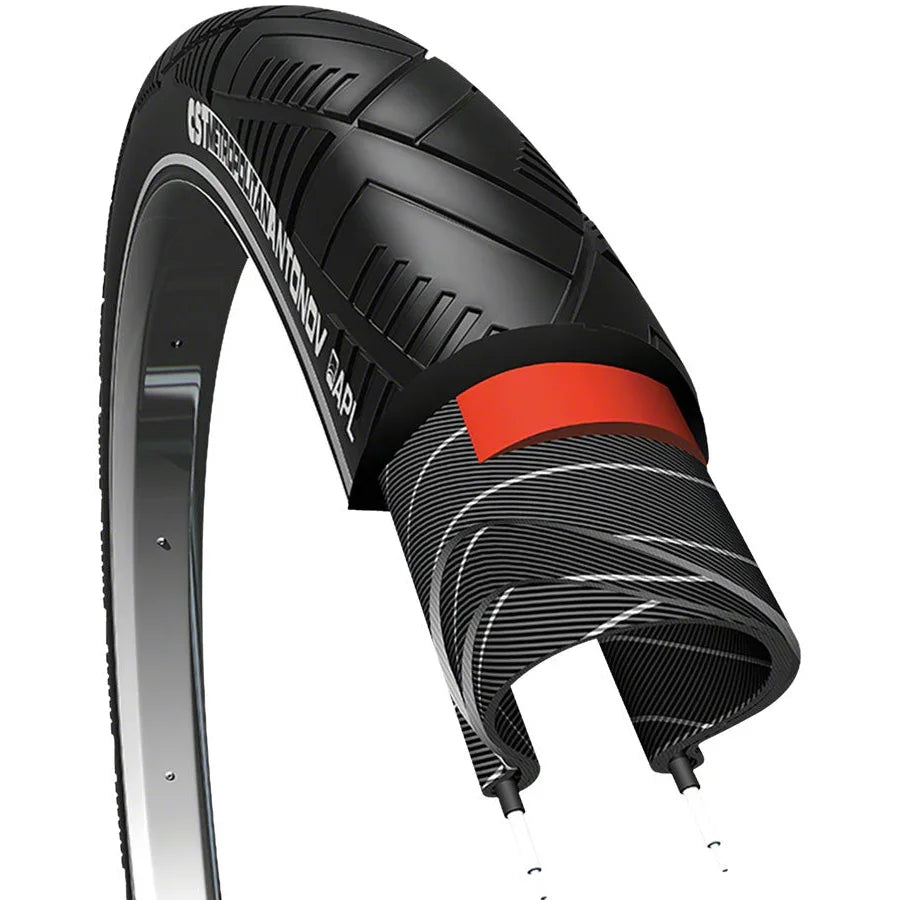 CST Metropolitan Antonov Tire - 26 x 2.4, Clincher, Wire, Black