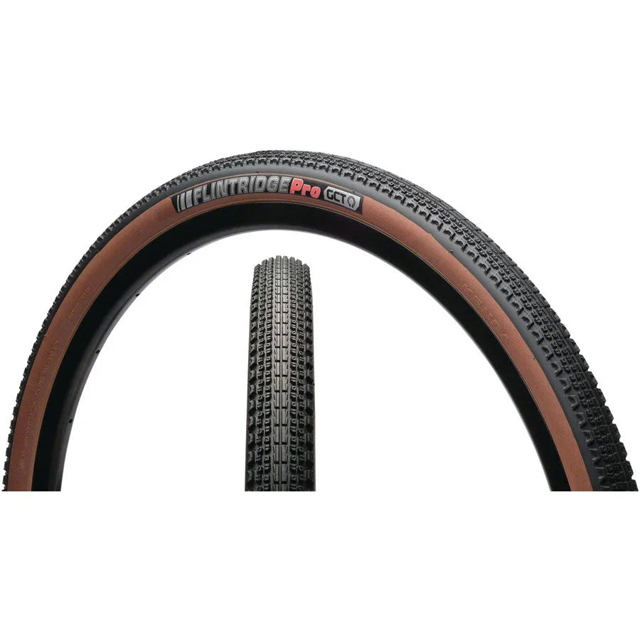 Kenda Flintridge Pro Tire - 700 x 40, Tubeless, Folding, Coffee Sidewall, 120tpi, GCT
