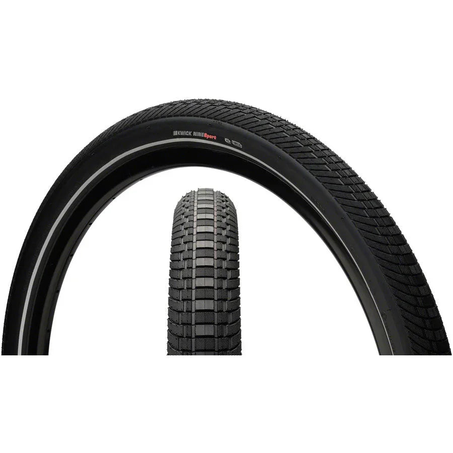 Kenda Kwick Nine Tire - 29 x 2.2, Clincher, Wire, Black/Reflective, 60tpi, KS