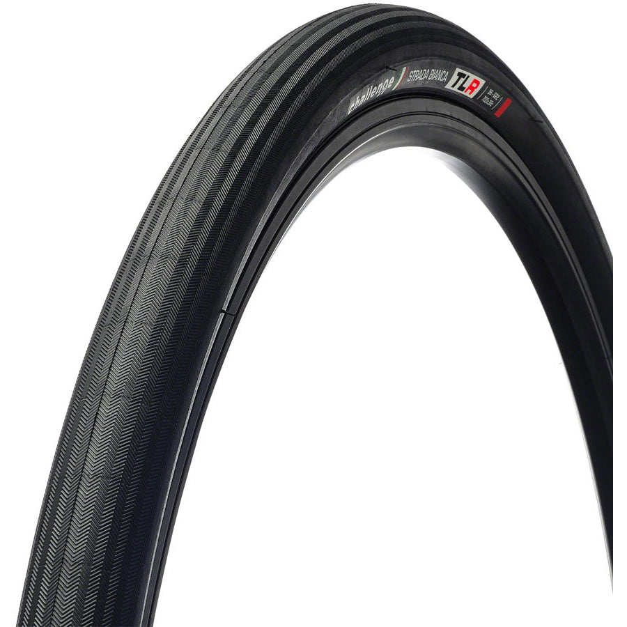Challenge Strada Bianca Race Tire - 700 x 36, Tubeless, Folding, Black