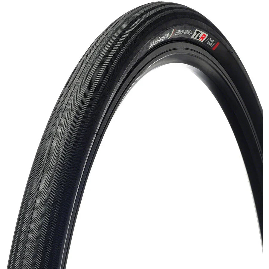 Challenge Strada Bianca Race Tire - 700 x 36, Tubeless, Folding, Black