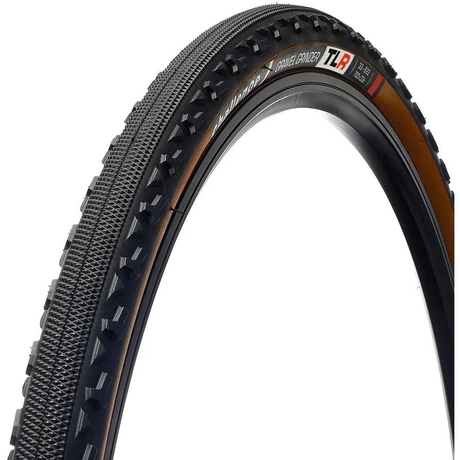 Challenge Gravel Grinder Race Tire - 700 x 33, Tubeless, Folding, Black/Brown