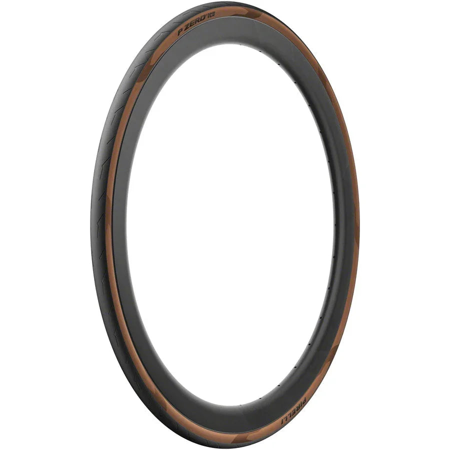 Pirelli P ZERO Race TLR Road Bike Tire - 700 x 28, Tubeless, Folding, Classic Tan - Tires - Bicycle Warehouse