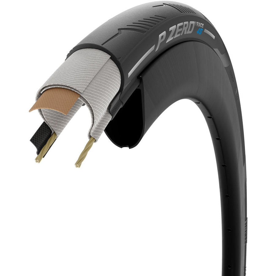 Pirelli P ZERO Race 4S Road Bike Tire - 700 x 26, Clincher, Folding, Black - Tires - Bicycle Warehouse