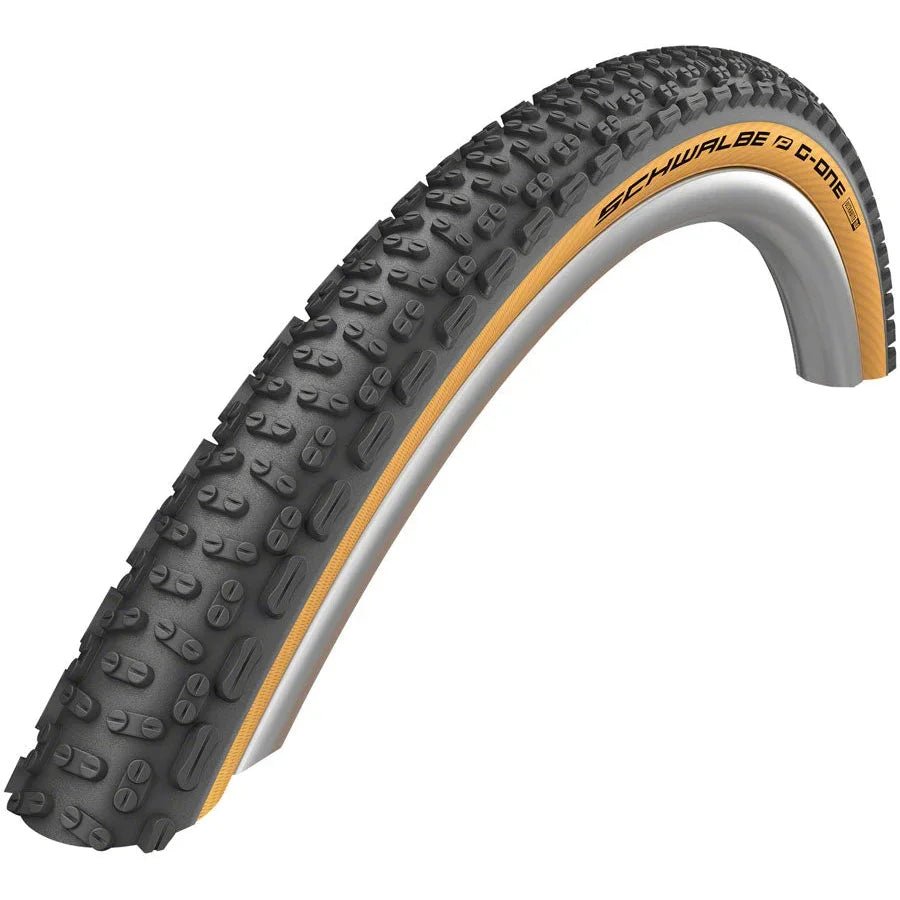 Schwalbe G-One Ultrabite Tire - 700 x 38, Tubeless, Folding, Classic-Skin, Performance, Addix