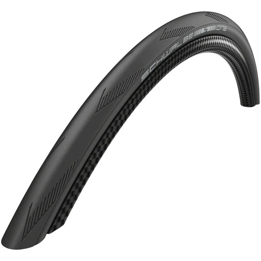 Schwalbe One Tire - 700 x 25, Clincher, Wire, Black, RaceGuard