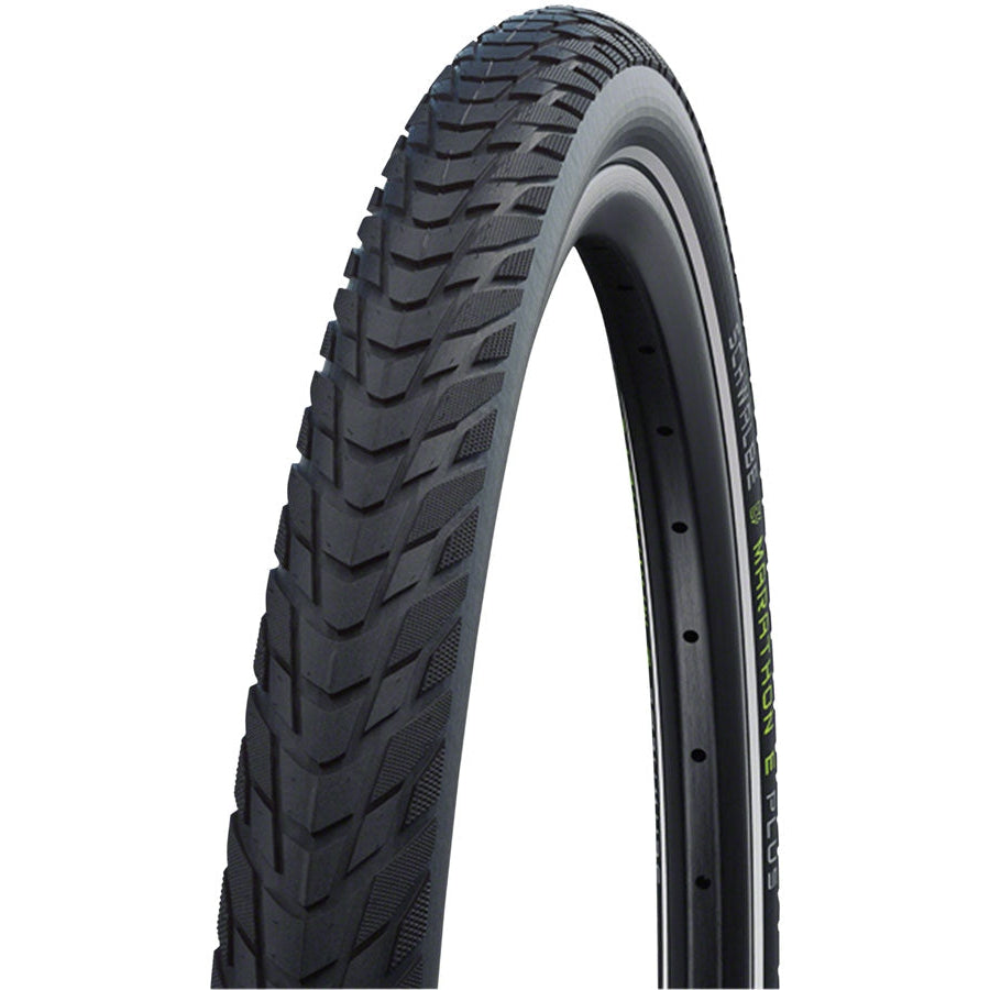 Schwalbe Marathon E-Plus Tire - 700 x 45, Clincher, Wire, Black, SmartGuard, Addix