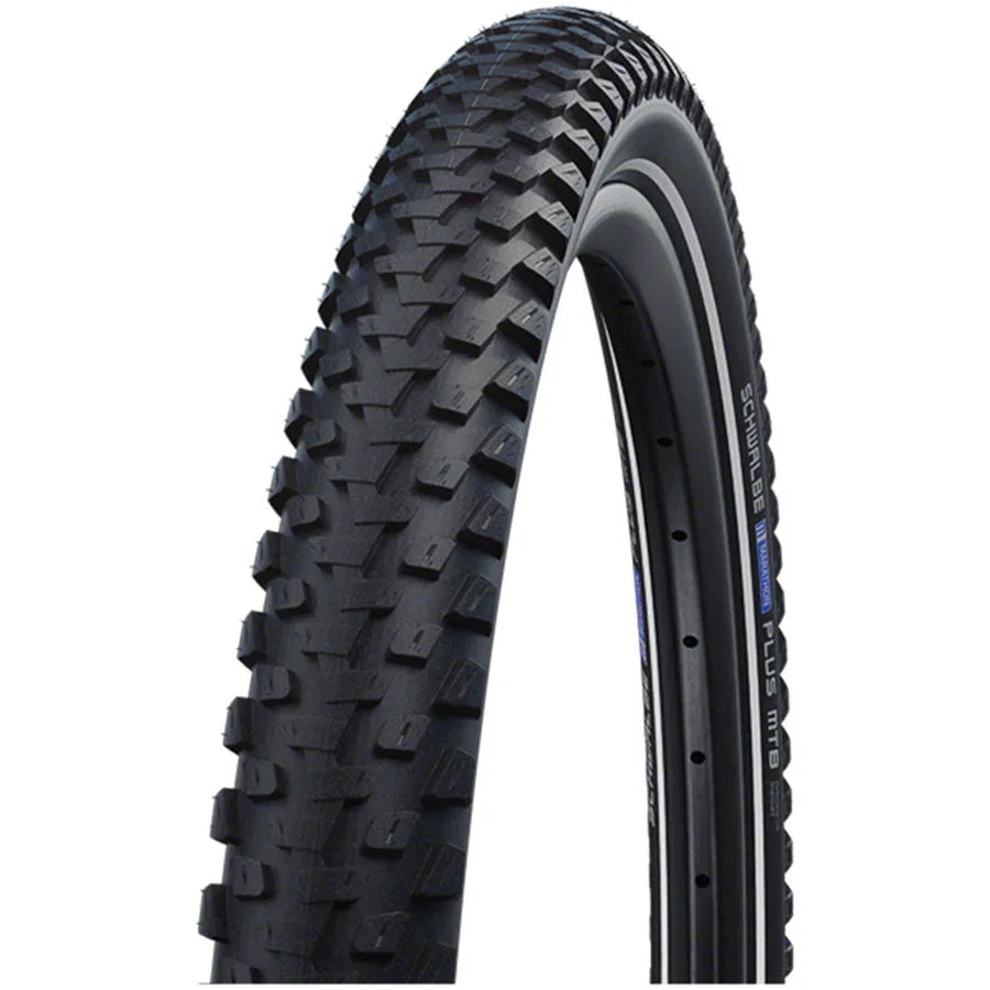 Schwalbe Marathon Plus MTB Tire - 26 x 2.1, Clincher, Wire, Black/Reflective, Performance, Dual, SmartGuard, E-50