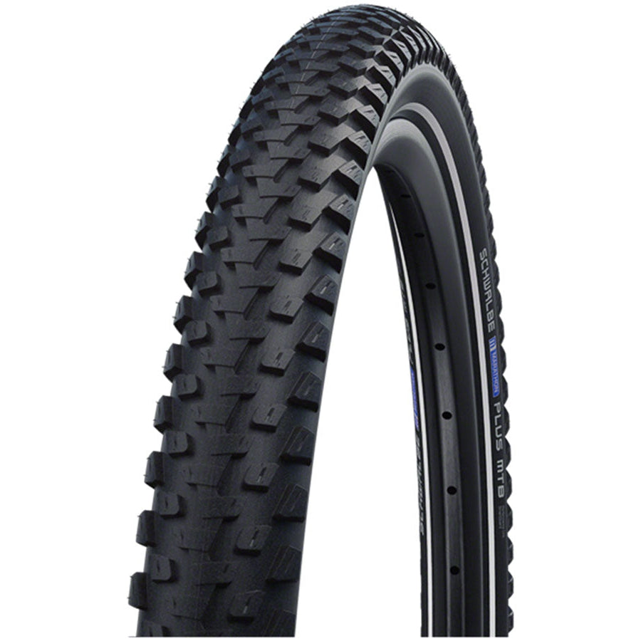 Schwalbe Marathon Plus MTB Tire - 26 x 2.1, Clincher, Wire, Black/Reflective, Performance, Dual, SmartGuard, E-50