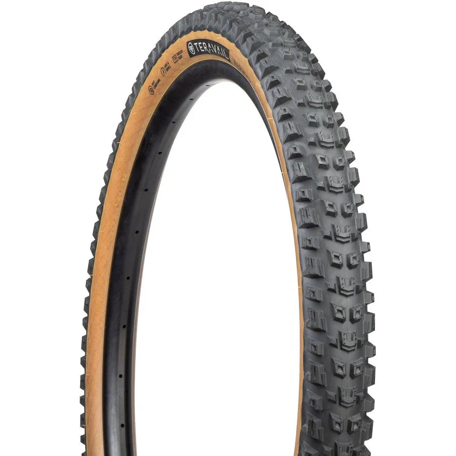 Teravail Warwick Tire - 29 x 2.5, Tubeless, Folding, Tan, Durable, Grip Compound