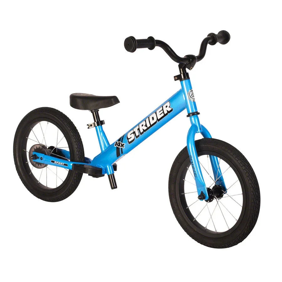 Strider 14x Sport Balance Bike - Blue - Bikes - Bicycle Warehouse