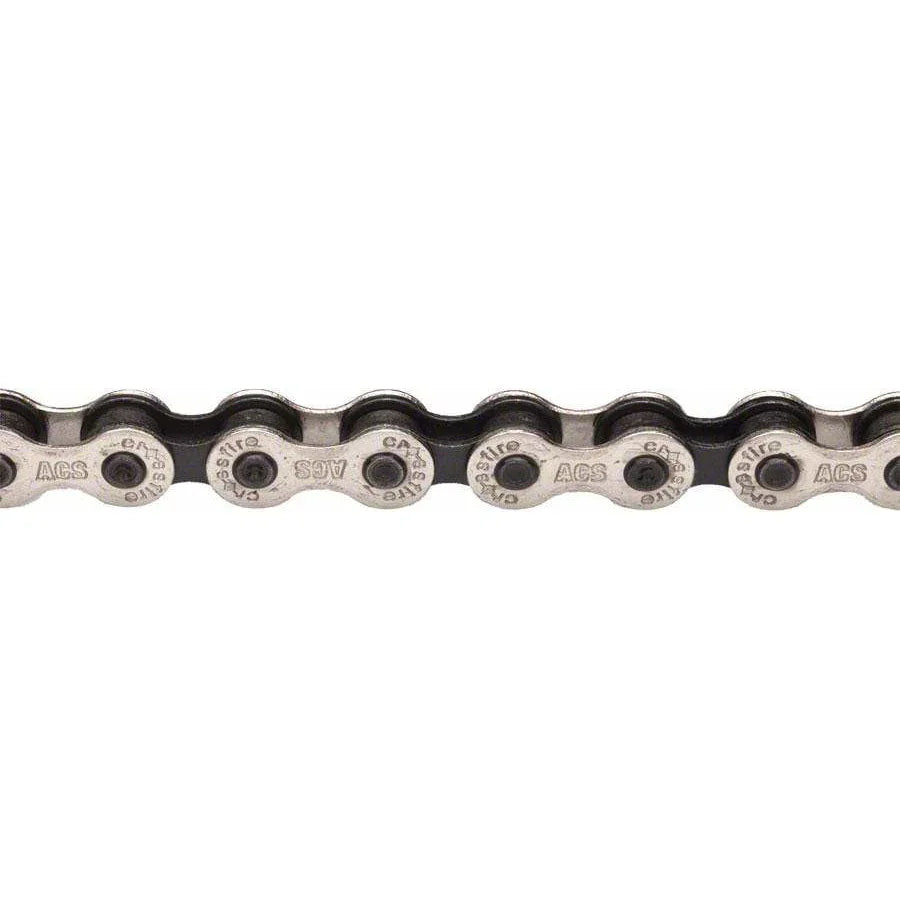 ACS Crossfire Chain - Single Speed 1/2" x 1/8", 106 Links, Silver - Chains - Bicycle Warehouse