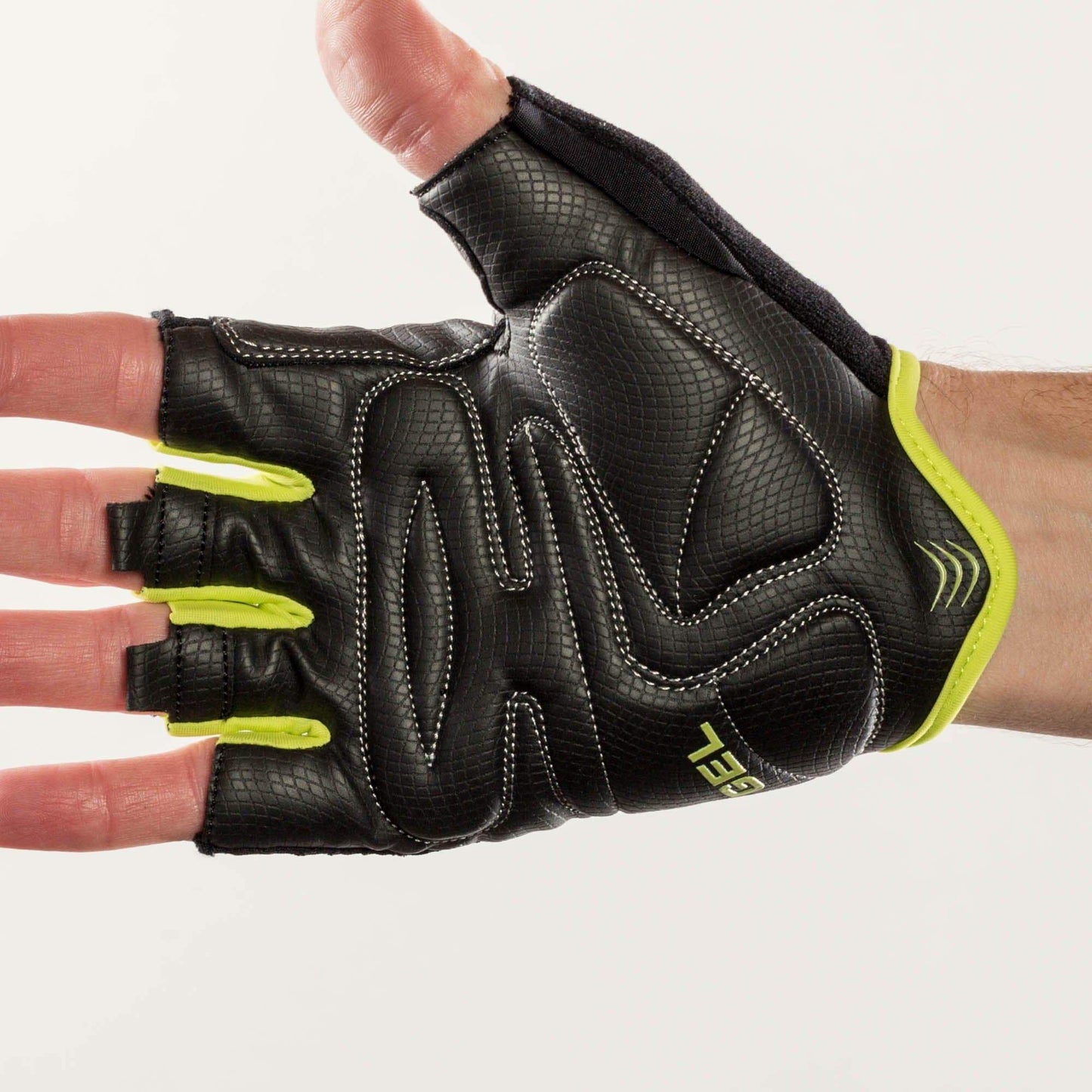 Bellwether Gel Supreme Fingerless Bike Gloves - Hi-Vis