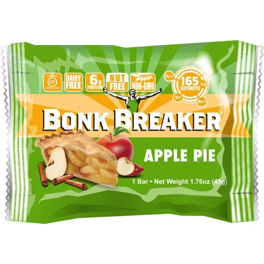 Bonk Breaker Energy Bar: Apple Pie, Box of 12