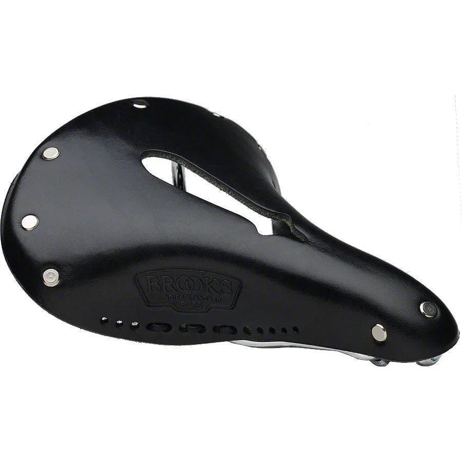 Brooks B17 S Standard Imperial Women's Saddle with chrome steel rails