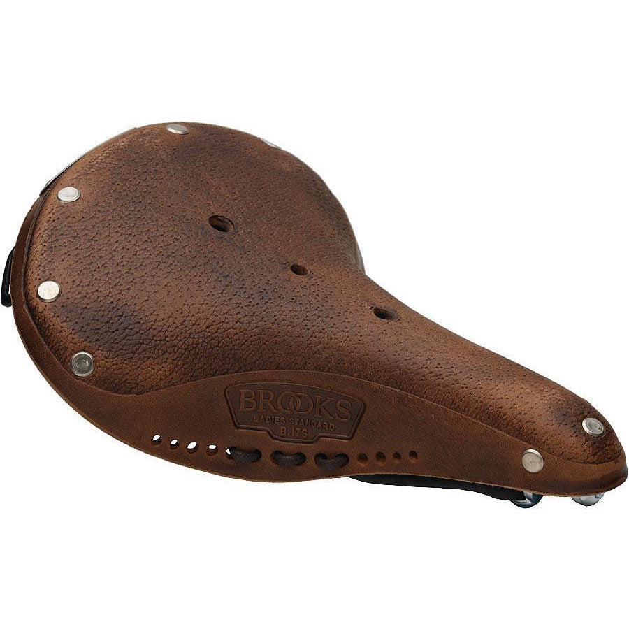 Brooks B17 S Women's Saddle with black steel rails