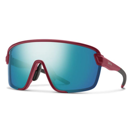 Smith Bobcat Matte Merlot + ChromaPop Opal Mirror Lens Sunglasses - Eyewear - Bicycle Warehouse