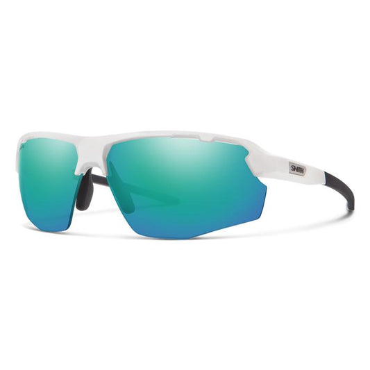 Smith Resolve White + ChromaPop Opal Mirror Lens Sunglasses - Eyewear - Bicycle Warehouse
