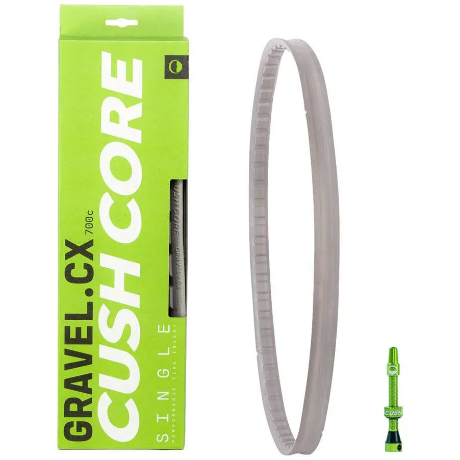 CushCore CushCore Gravel/CX Tire Insert for 700c x 33-46mm Tires, Single - Includes 1 Tubeless Valve