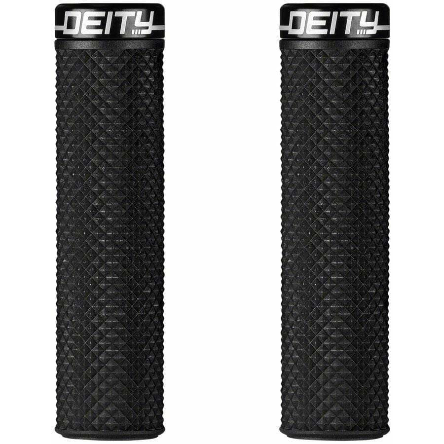 Deity Components Supracush Bike Handlebar Grips - Black, Lock-On