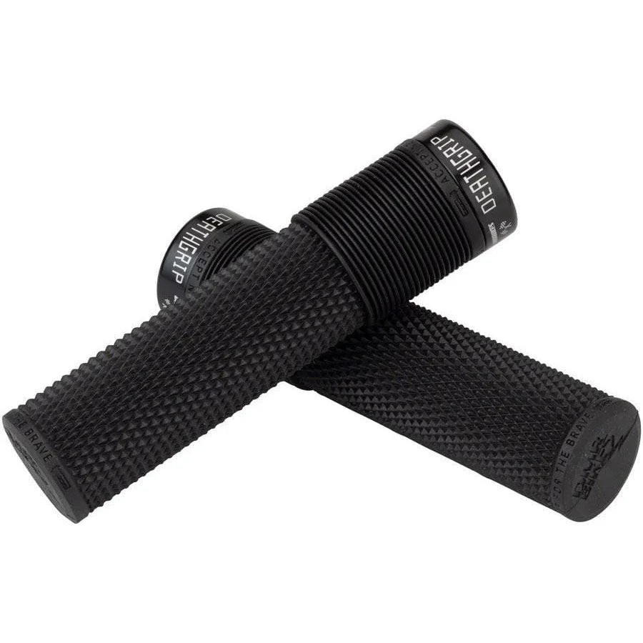 DMR Deathgrip Bike Handlebar Grips - Black, Lock-On, Thin, Race Edition