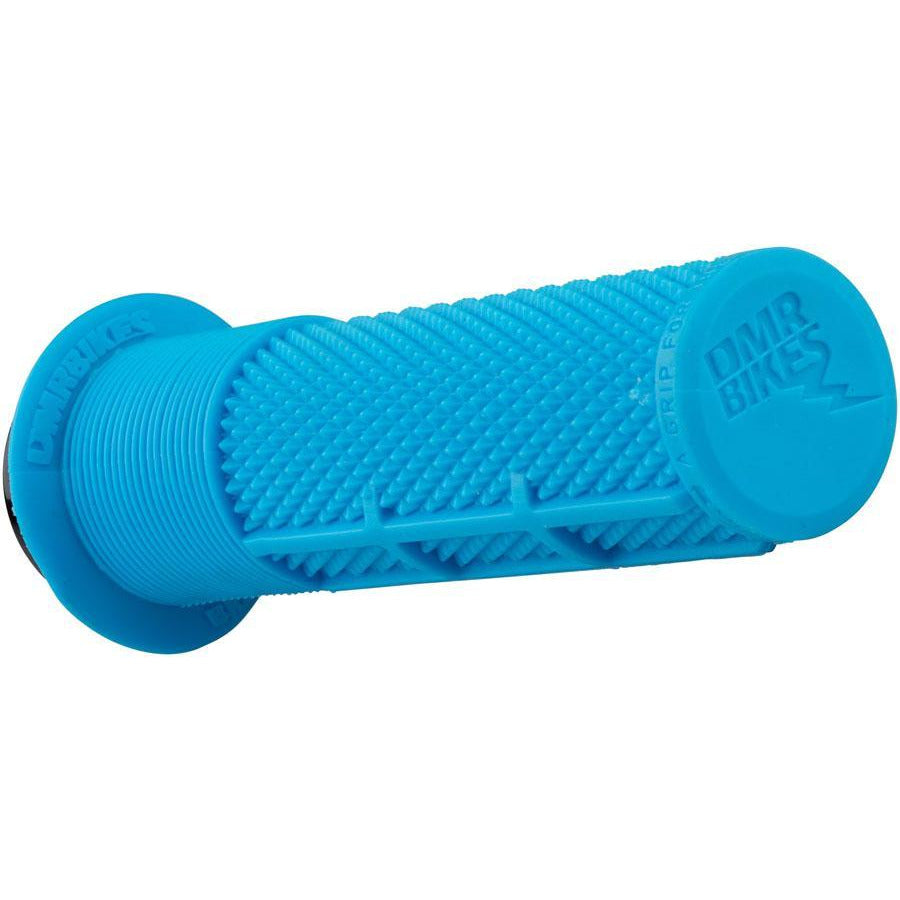 DMR Deathgrip Bike Handlebar Grips - Blue, Lock-On, Flange