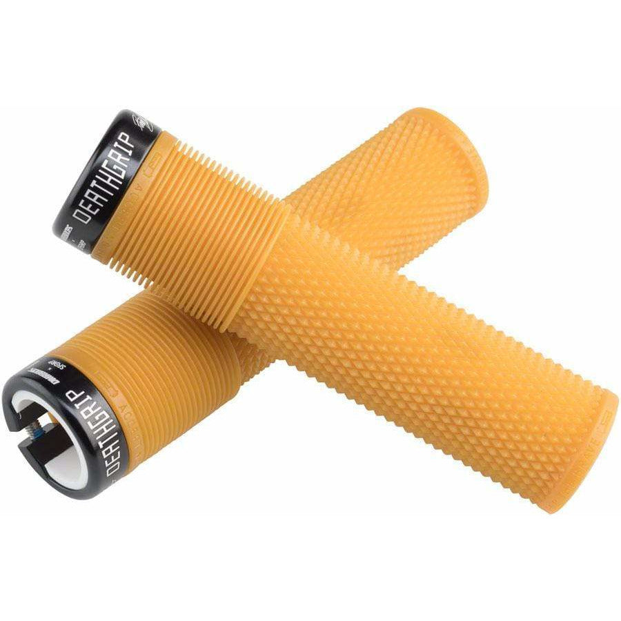 DMR Deathgrip Bike Handlebar Grips - Gum, Lock-On