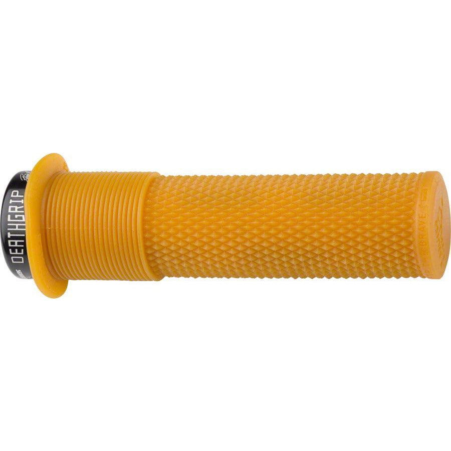 DMR Deathgrip Bike Handlebar Grips - Gum, Lock-On, Flange