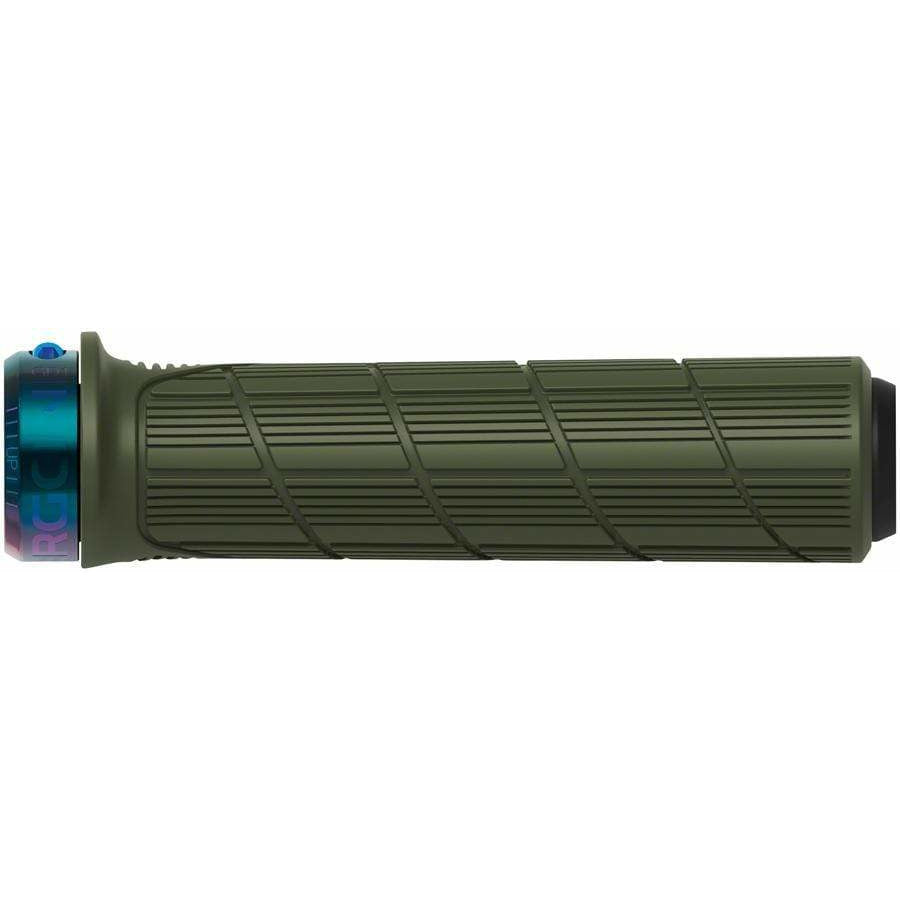 Ergon GD1 Evo Factory Bike Handlebar Grips - Frozen Moss/Oil Slick, Lock-On