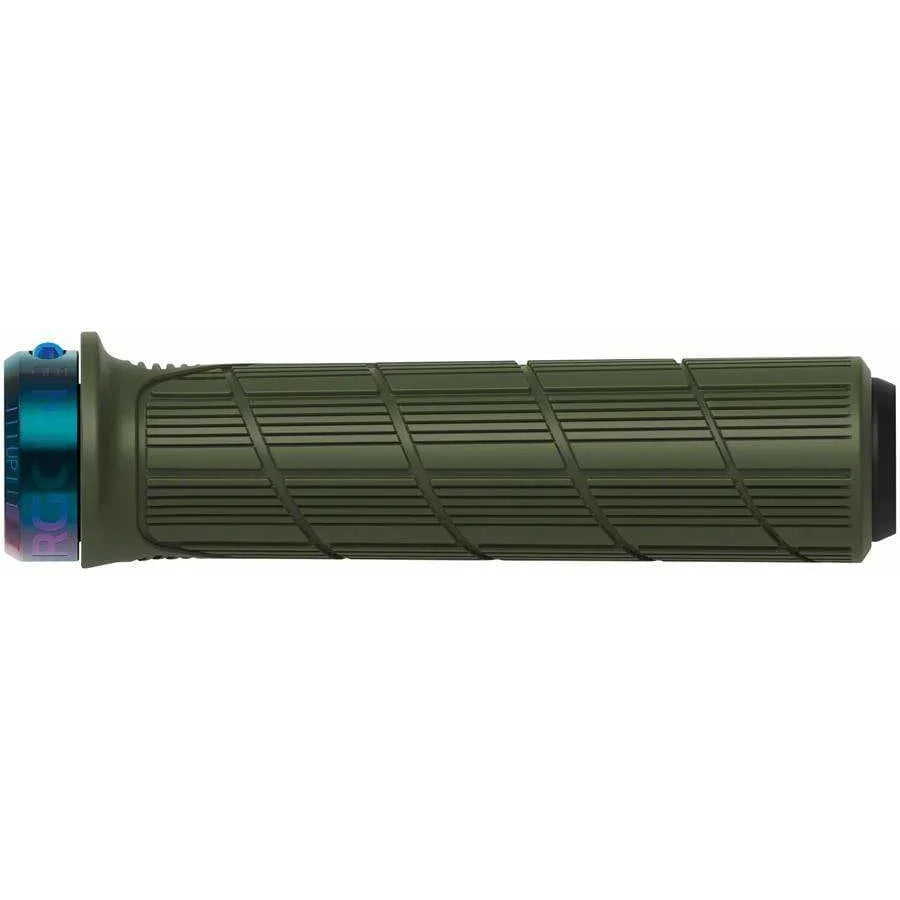 Ergon GD1 Evo Factory Bike Handlebar Grips - Frozen Moss/Oil Slick, Lock-On