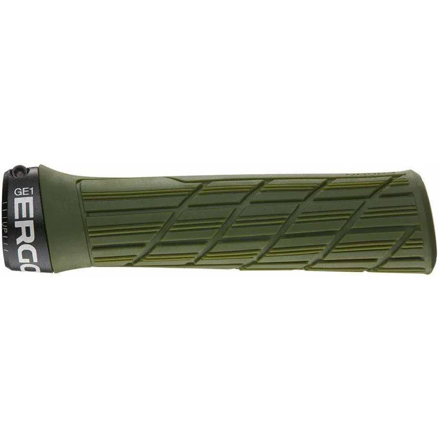 Ergon GE1 Evo Slim Bike Handlebar Grips - Deep Moss, Lock-On