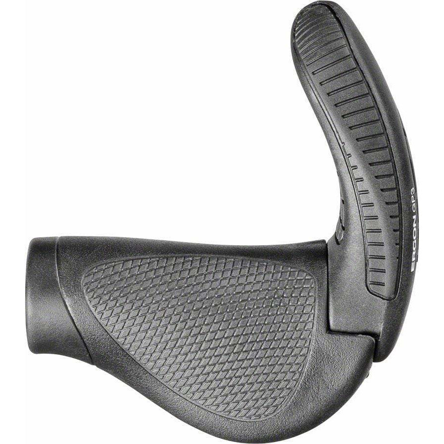 Ergon GP3 Bike Handlebar Grips - Black/GrayBike Handlebar Gripshift, Lock-On, Large