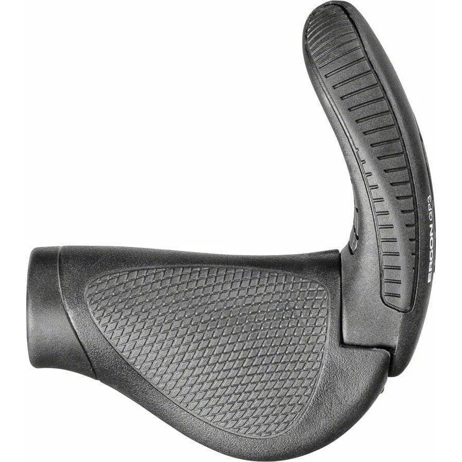 Ergon GP3 Bike Handlebar Grips - Black/GrayBike Handlebar Gripshift, Lock-On, Large