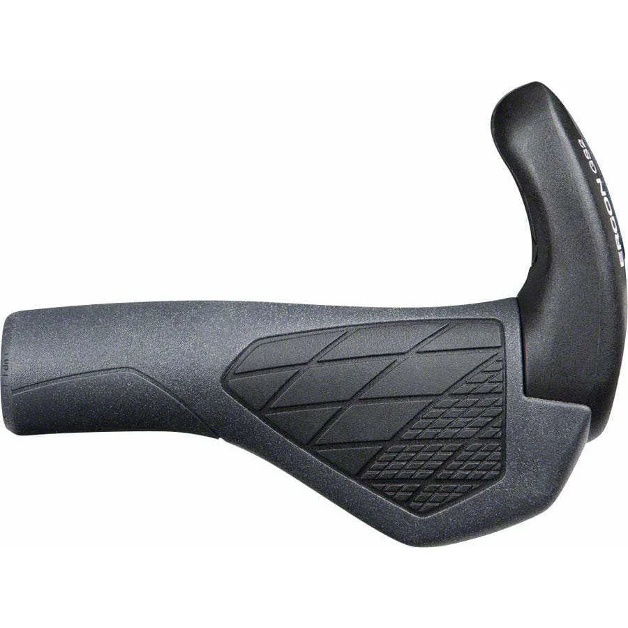 Ergon GS2 Bike Handlebar Grips - Black/Gray, Lock-On, Large