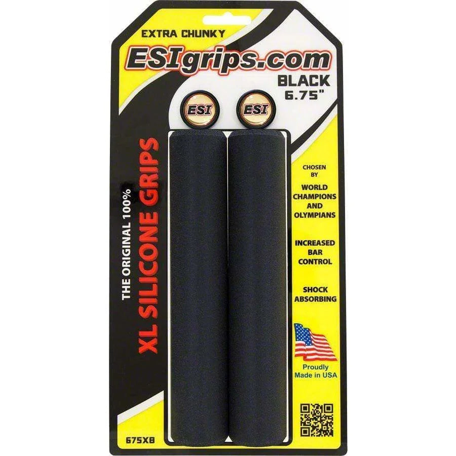 ESI XL Extra Chunky Bike Handlebar Grips - Black
