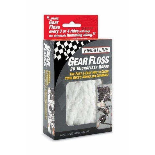 Finish Line Gear Floss Microfiber Bike Cleaning Rope - 20 Pack
