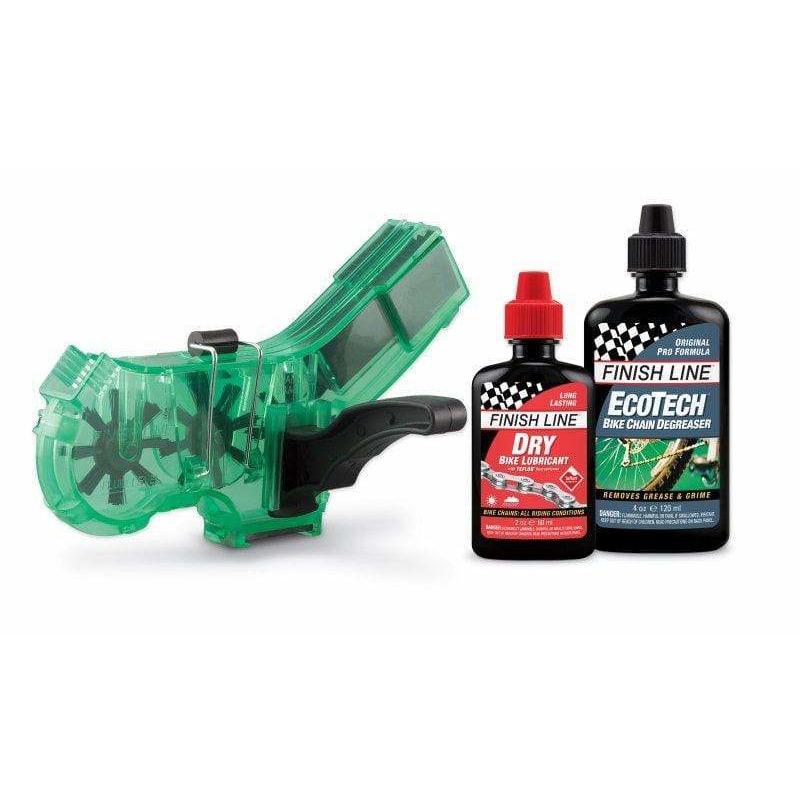 Finish Line Pro Bike Chain Cleaner Kit w/ Dry Lube Degreaser