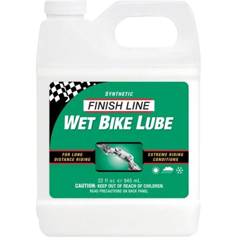 Finish Line WET Bike Chain Lube - 32 fl oz, Bulk