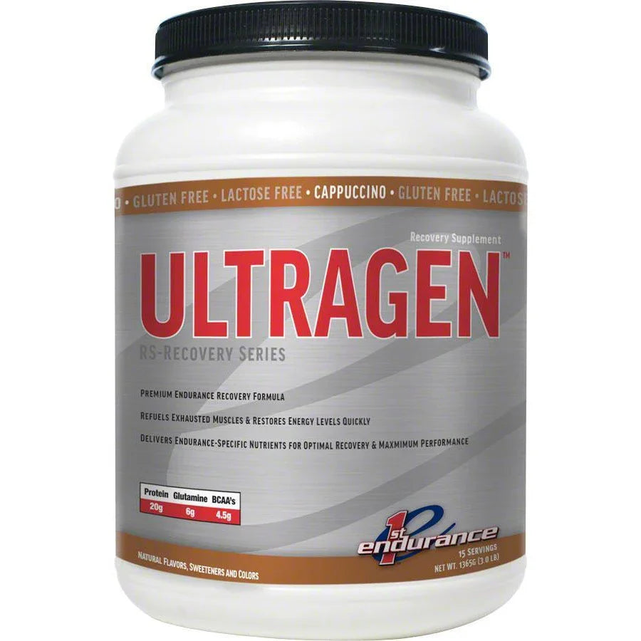 First Endurance Ultragen Recovery: Cappuccino 15 Serving Canister