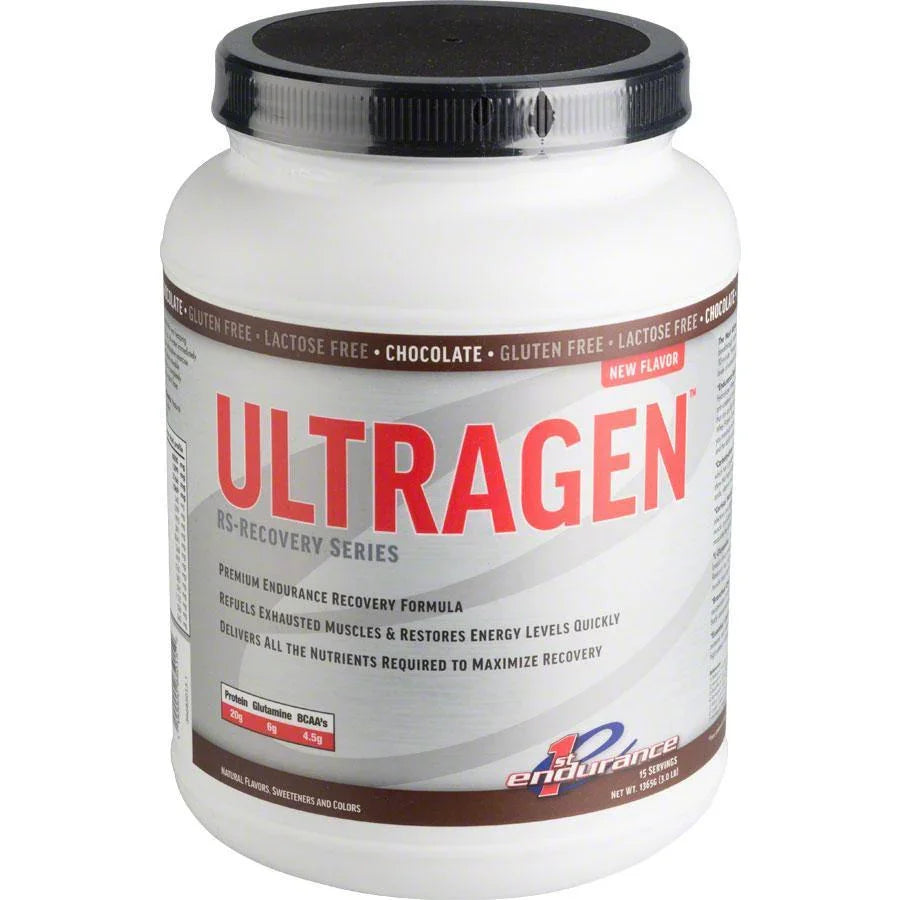 First Endurance Ultragen Recovery: Chocolate 15 Serving Canister