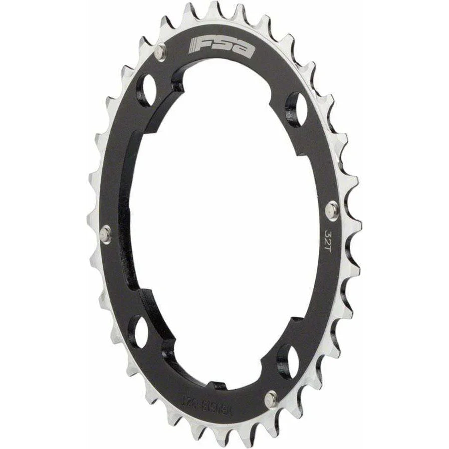FSA MTB Pro Double Chainring, 104 BCD, 4-Bolt, Aluminum, D10