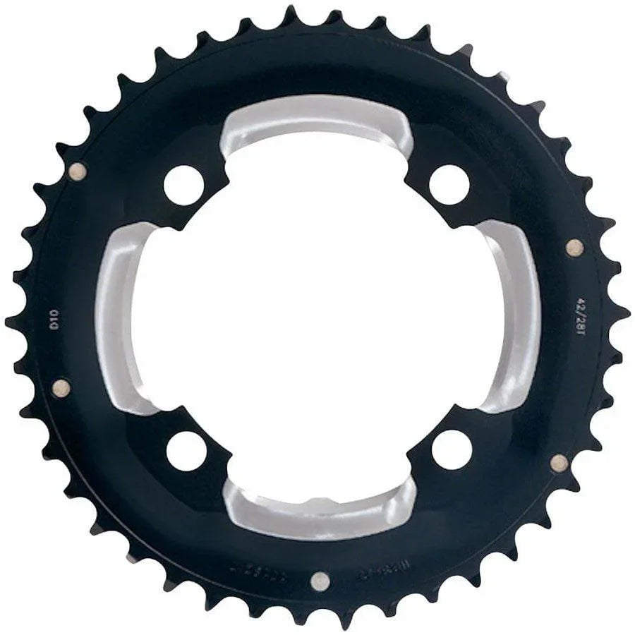 FSA MTB Pro Double Chainring, 104 BCD, 4-Bolt, Aluminum, D10