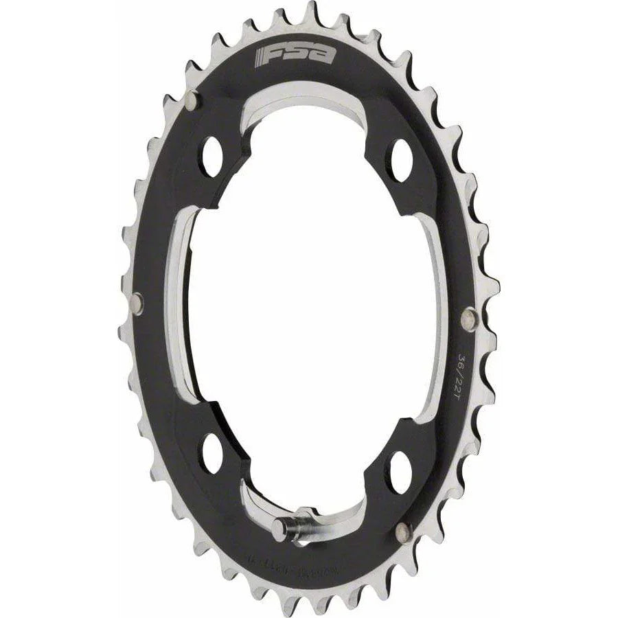 FSA MTB Pro Double Chainring - 36t, 104 BCD, 4-Bolt, Aluminum, M11