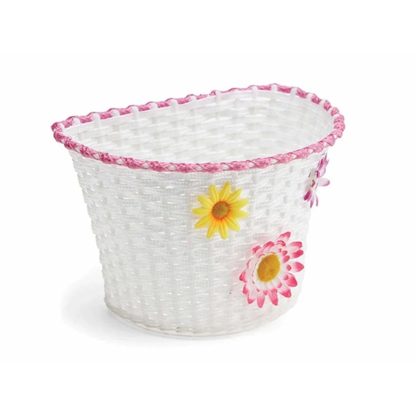 Giant Kids White Flower Basket