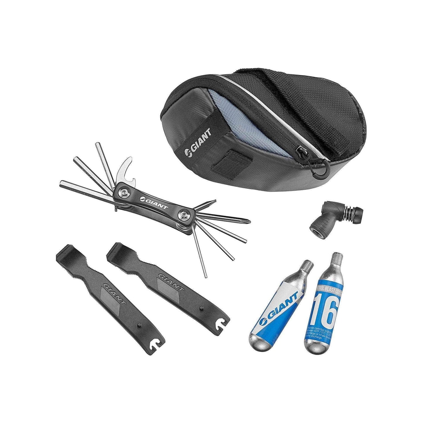 Giant Quick Fix Bike Flat Repair Combo Kit w/ Co2 Inflator