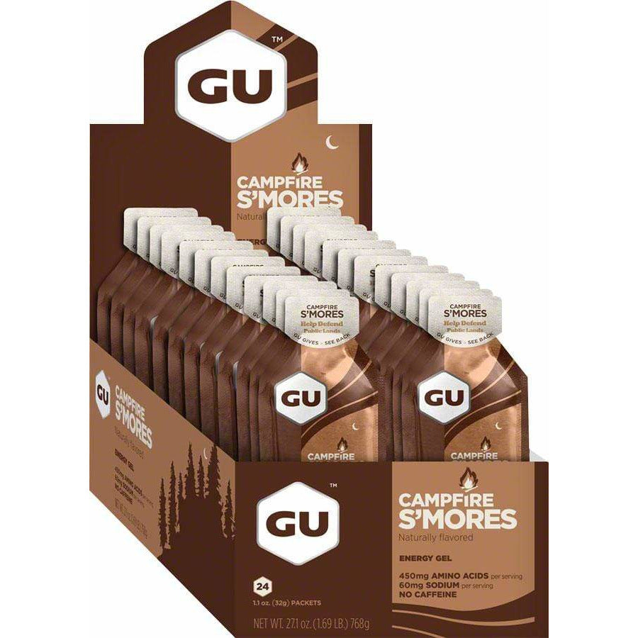 GU Energy Gel: Campfire S'mores, Box of 24