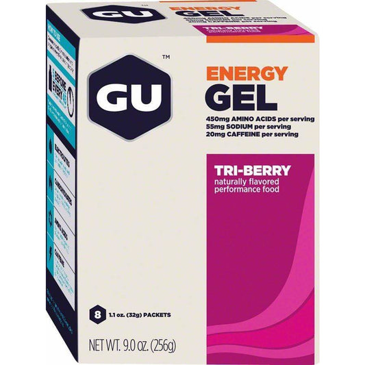 GU Energy Gel: Tri Berry, Box of 8