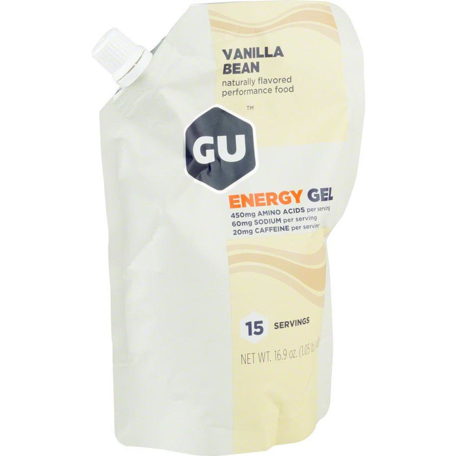 GU Energy Gel: Vanilla Bean, 15 Serving Pouch